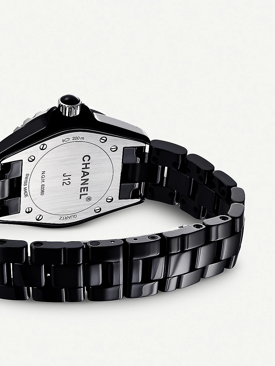 H0682 J12 33mm high-tech ceramic and steel watch - 4
