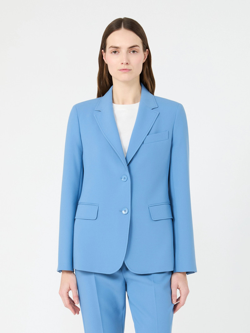 UVA Viscose-blend canvas blazer - LIGHT BLUE 3