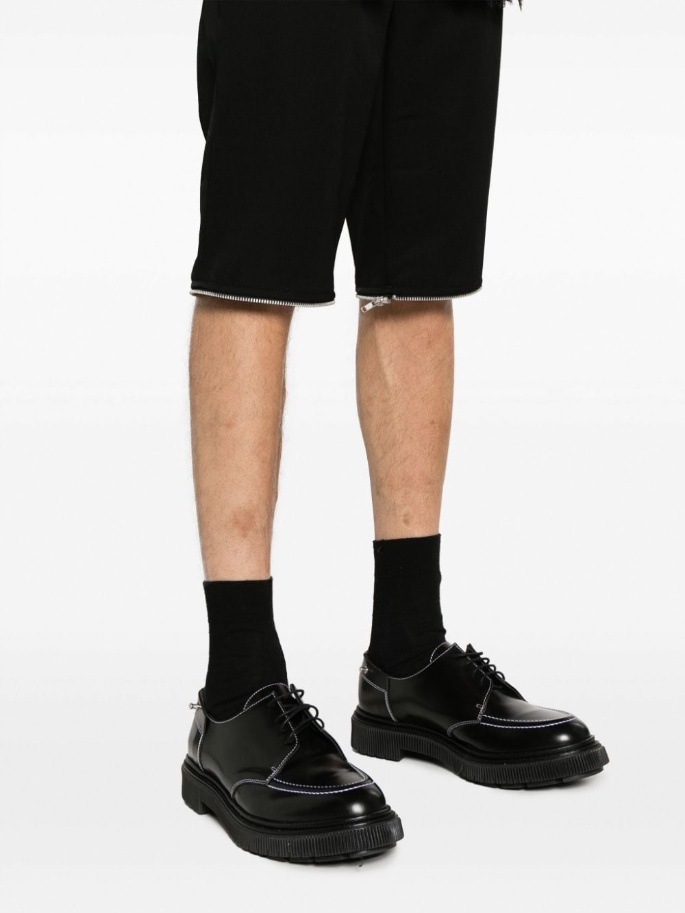 detachable-legs wool trousers - 6