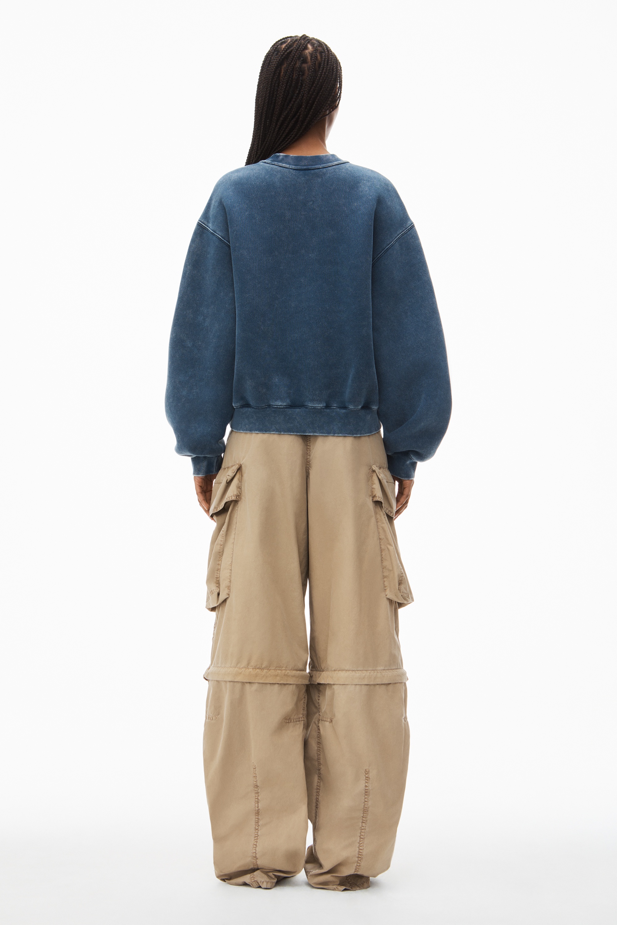 Essential Logo Terry Sweatshirt in Organic Cotton - 4