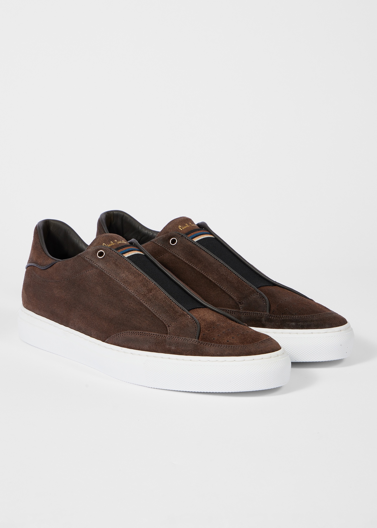 Dark Brown Suede 'Sato' Trainers - 3