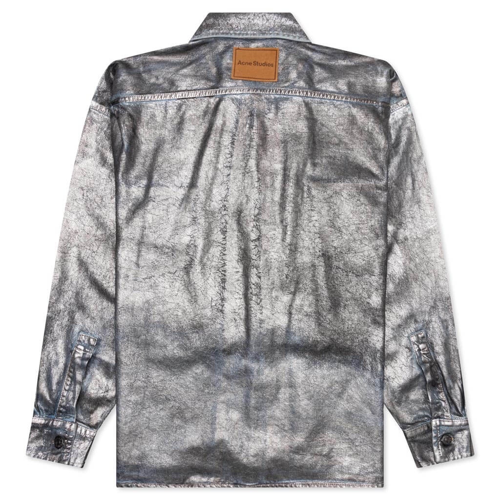 DENIM SHIRT - SILVER/BLUE - 2