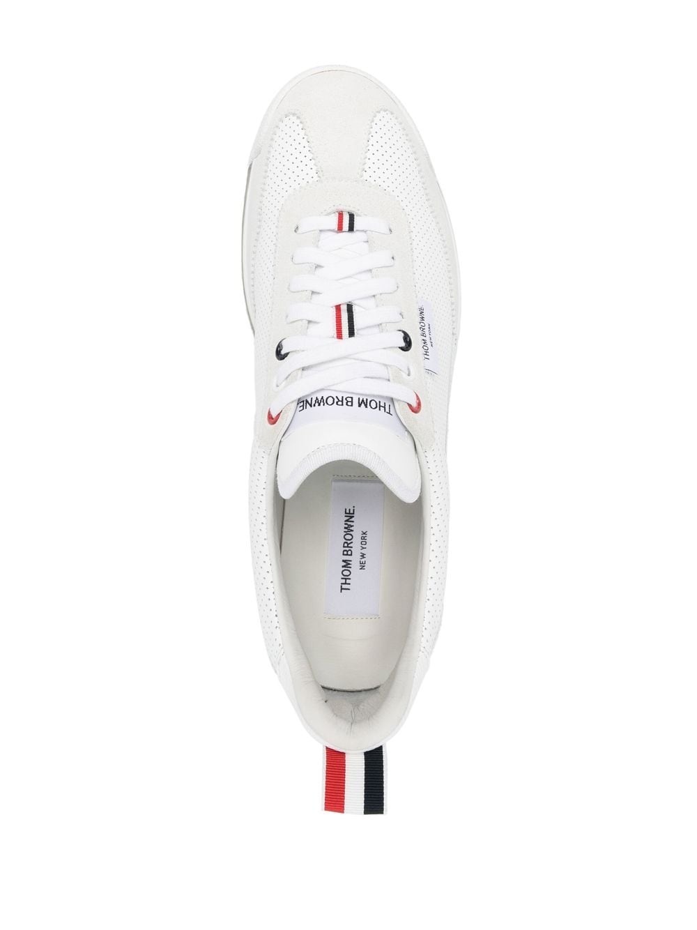 RWB stripe low-top sneakers - 4