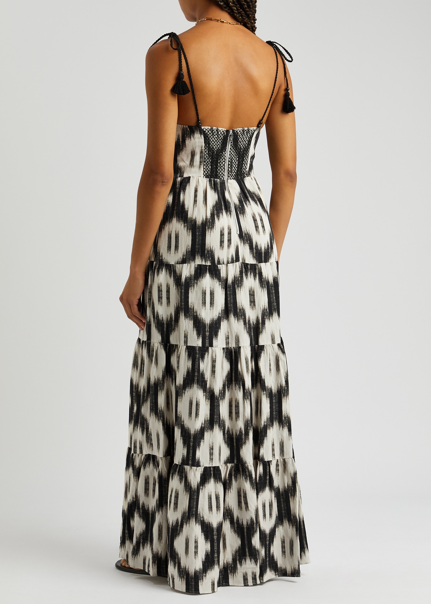 Alice + Olivia Katara printed woven maxi dress