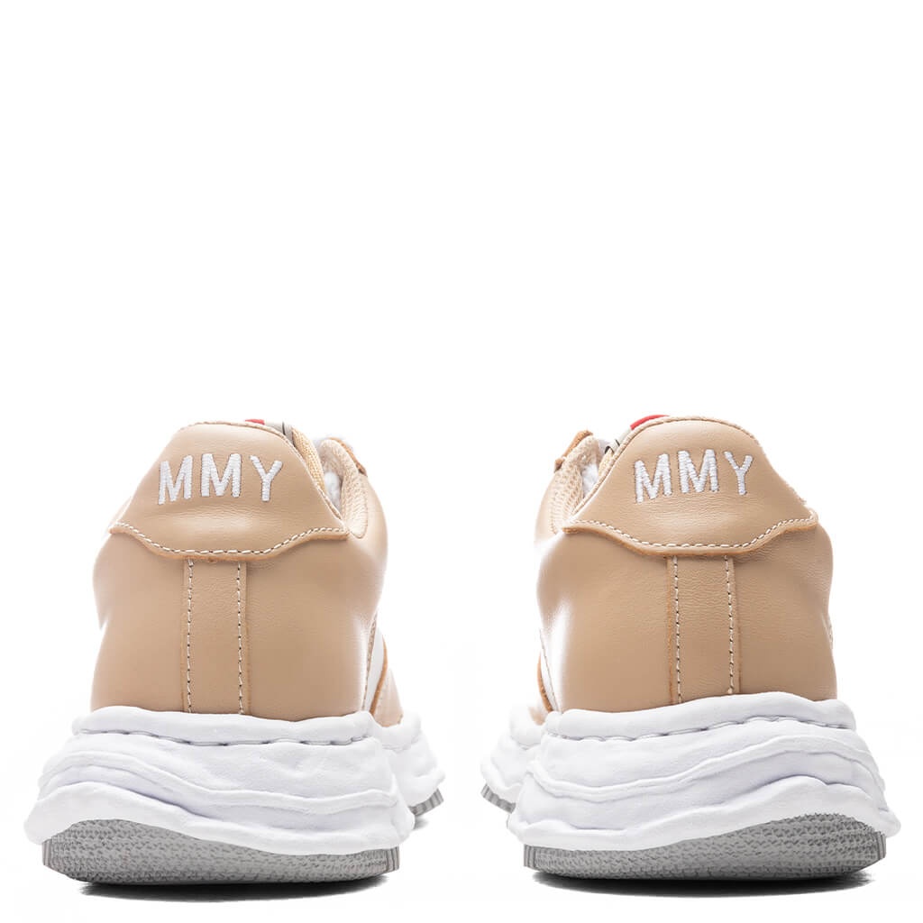 WAYNE LOW OG SOLE LEATHER SNEAKER - BEIGE/WHITE - 4