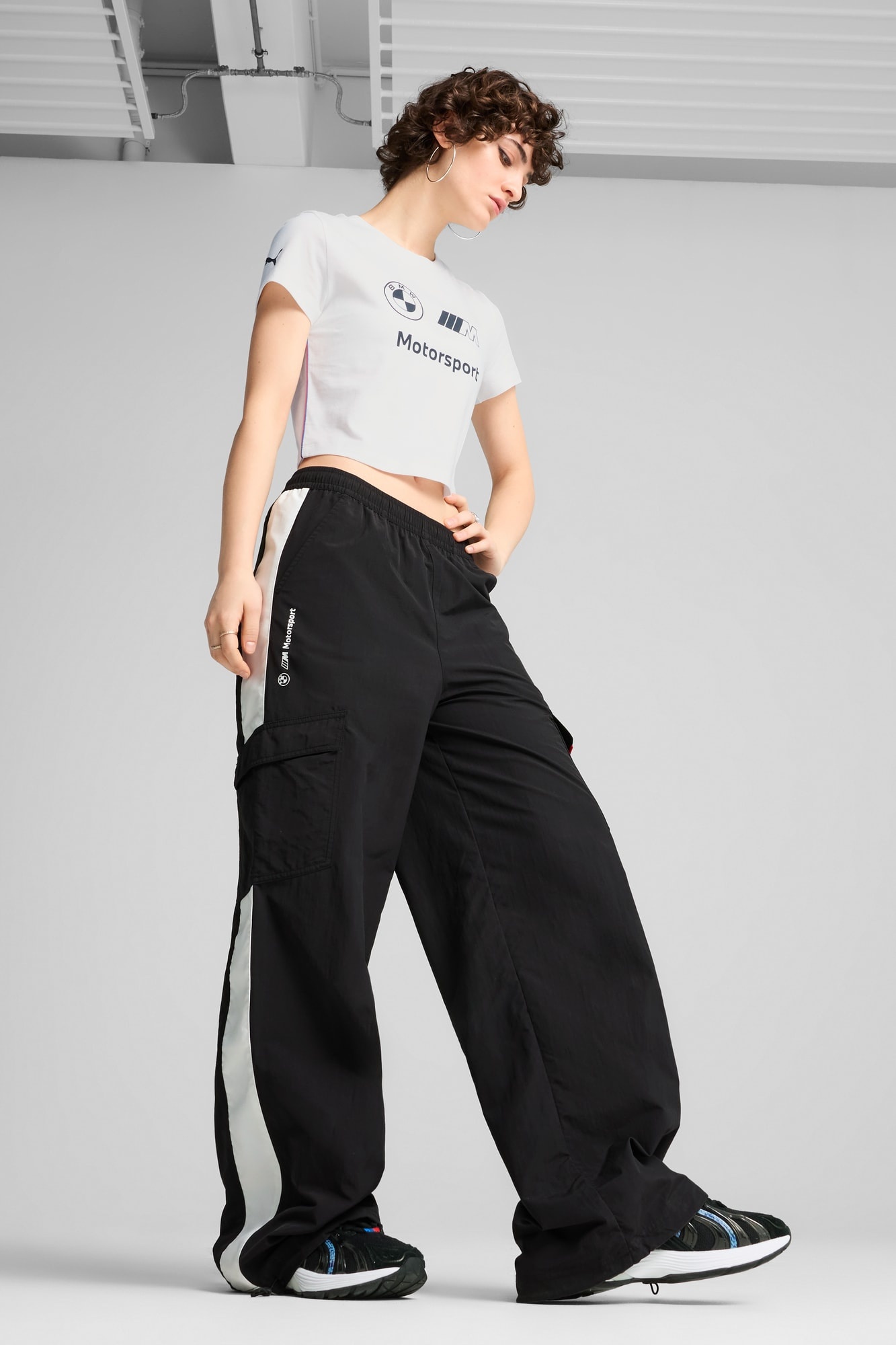 BMW M Motorsport Women's Woven Cargo Pants - 5