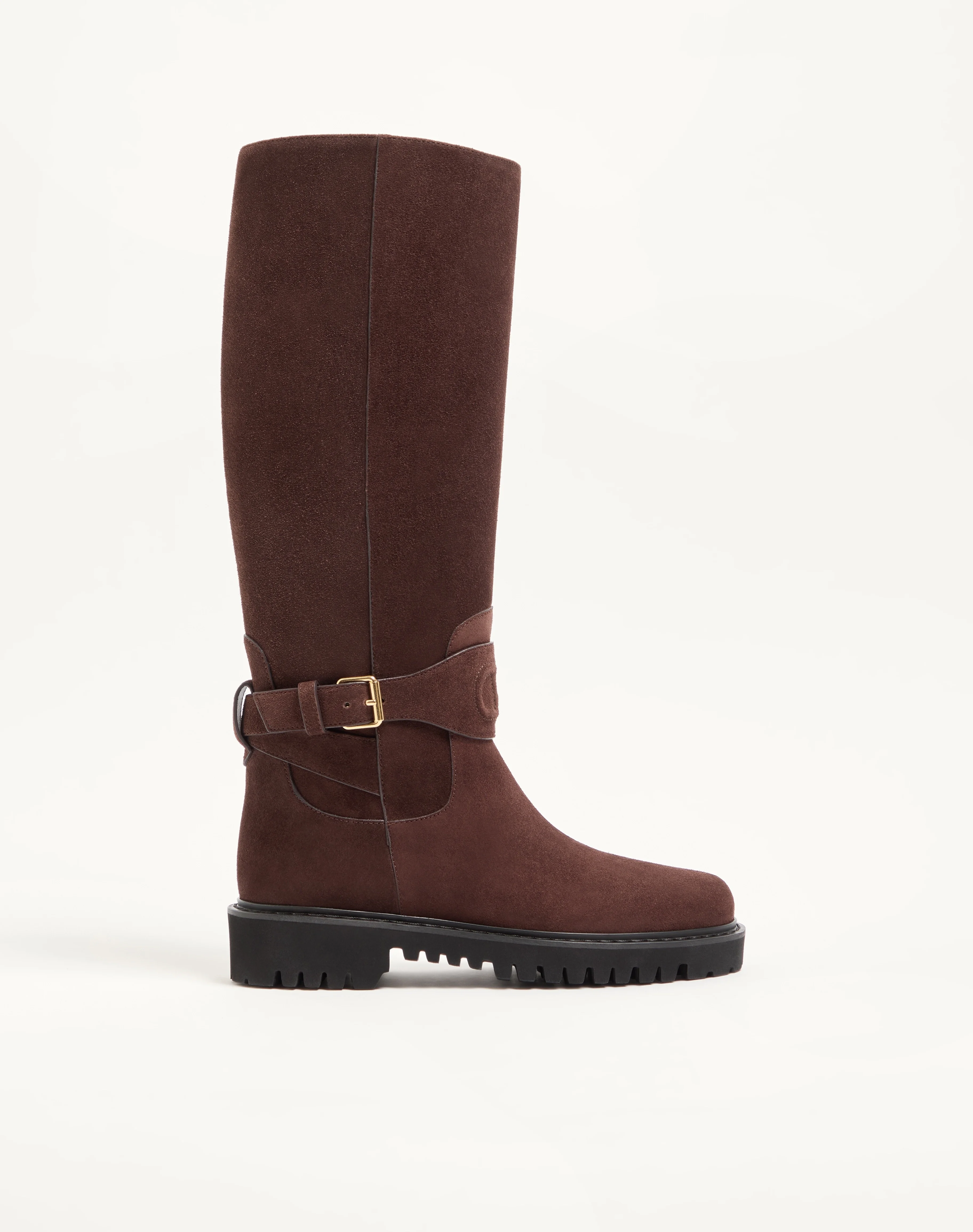 VLOGO SIGNATURE SPLIT LEATHER BOOT 40MM - 1