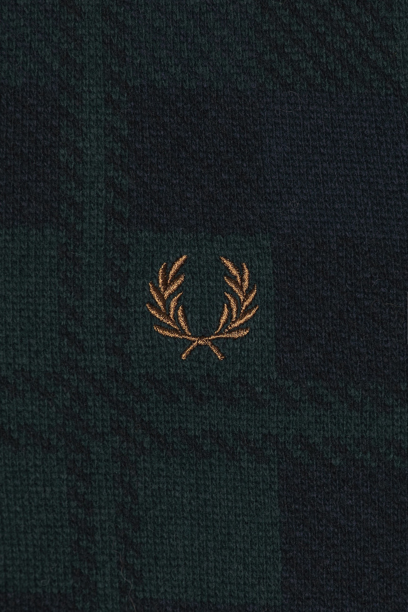Fred Perry Black Watch Tartan Jumper outlook