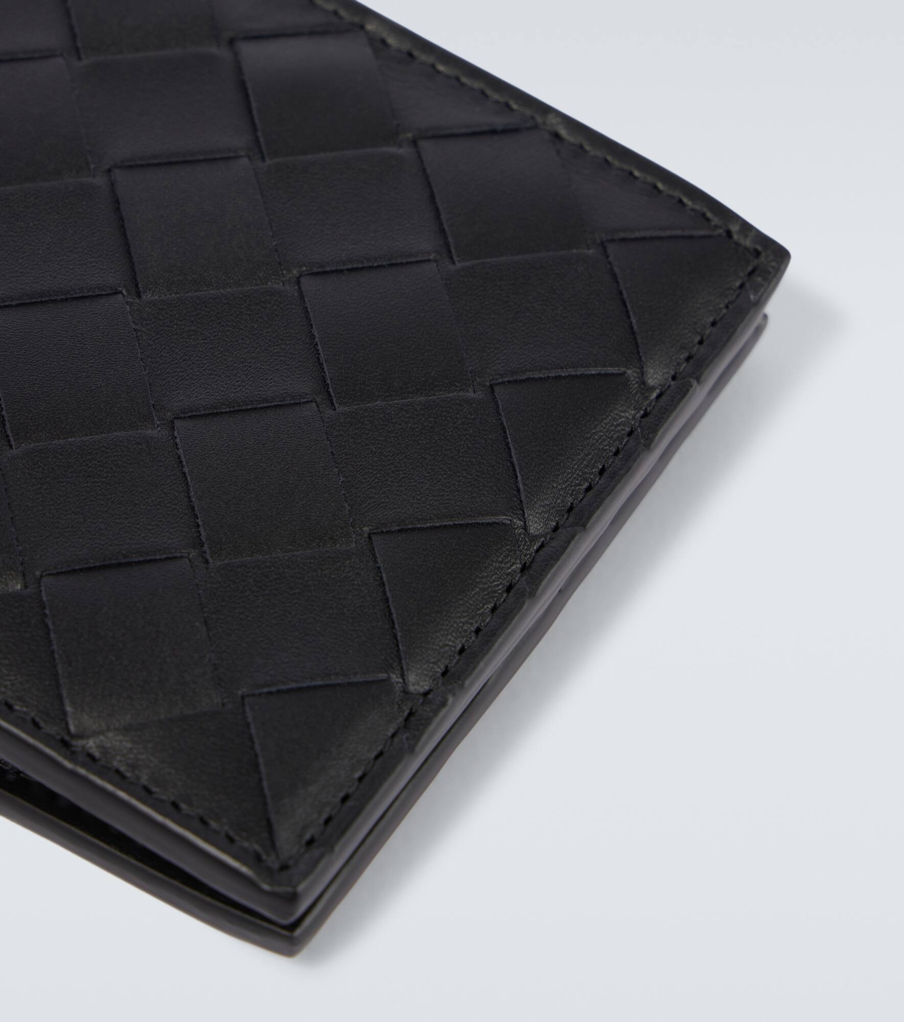 Intrecciato leather wallet - 4