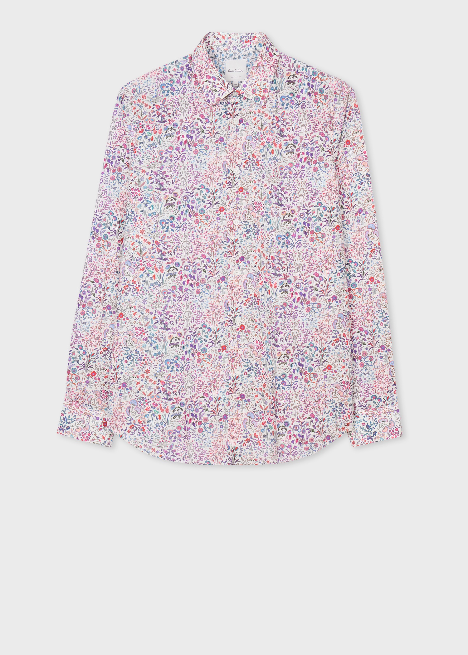 Tailored-Fit Multicolour 'Liberty Floral' Print Shirt - 1