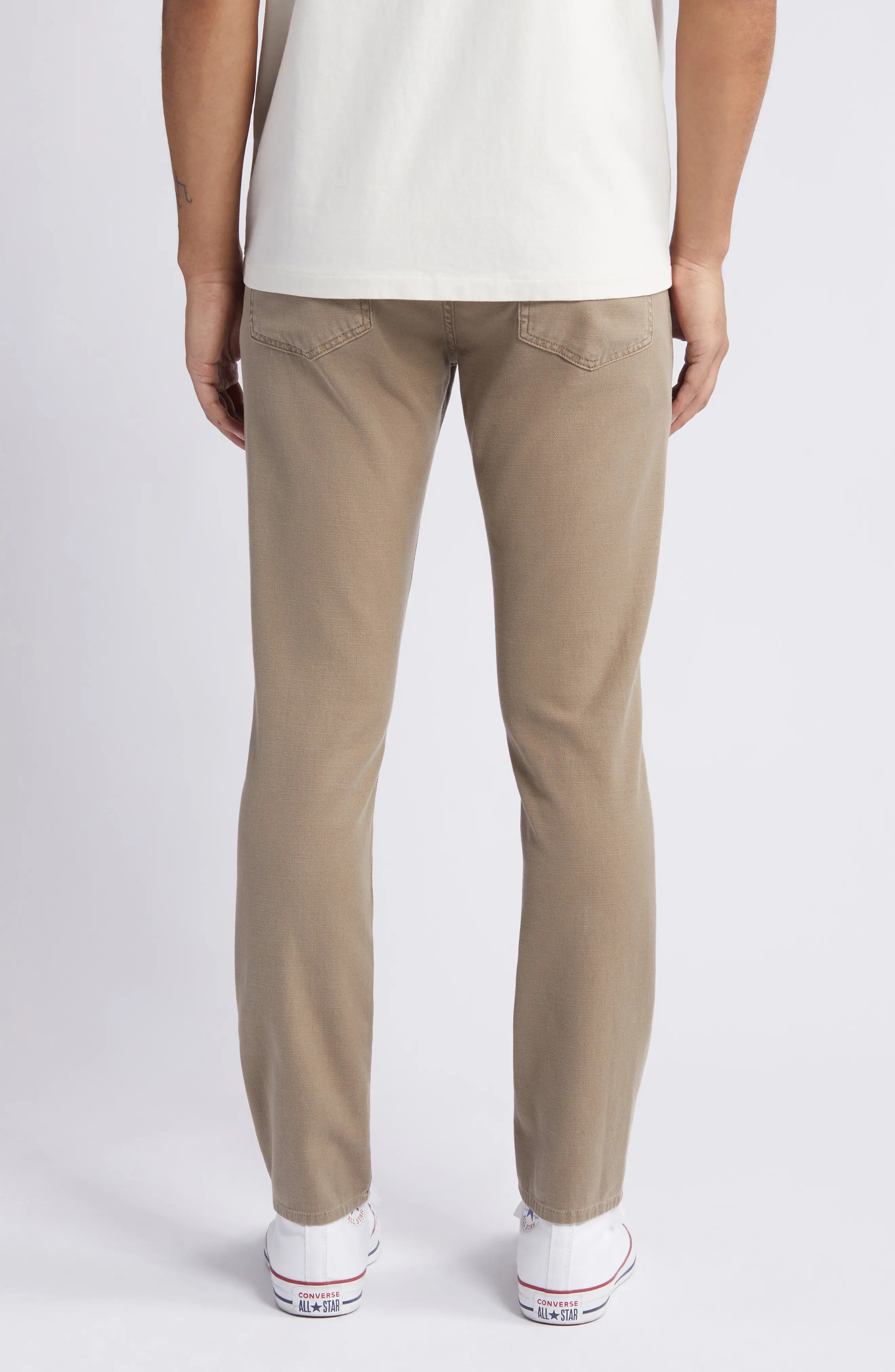 L'Homme Slim Fit Twill Five-Pocket Pants - 3