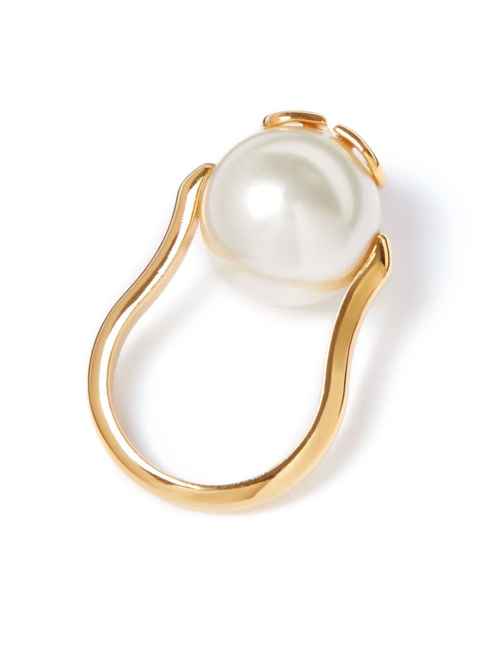 VLogo Signature faux-pearl ring - 3