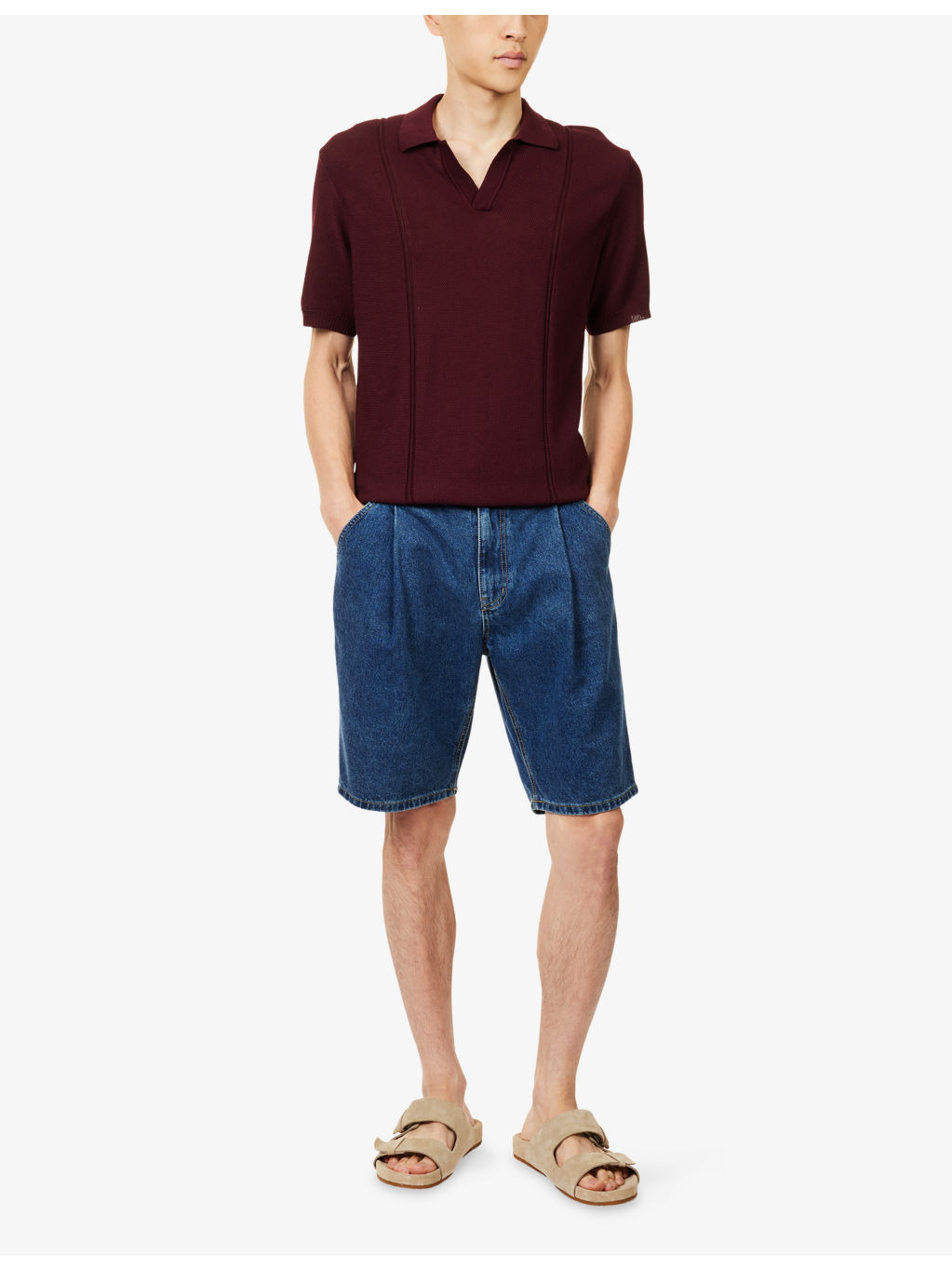 Horton Short-Sleeve Knitted Polo Shirt - 2