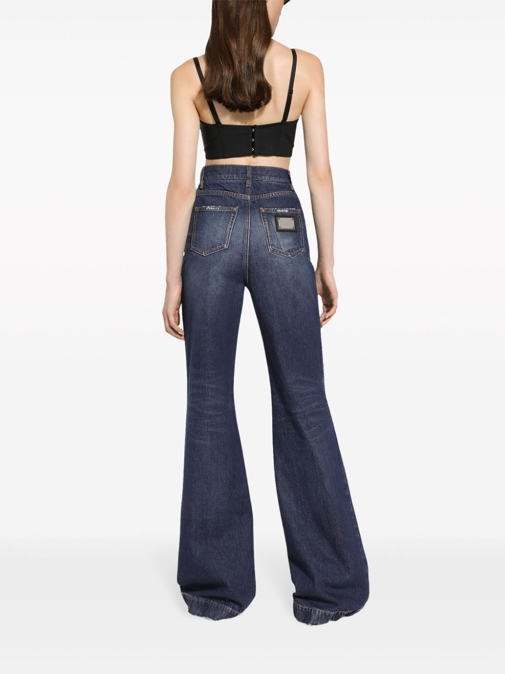 high-rise flared jeans - 4