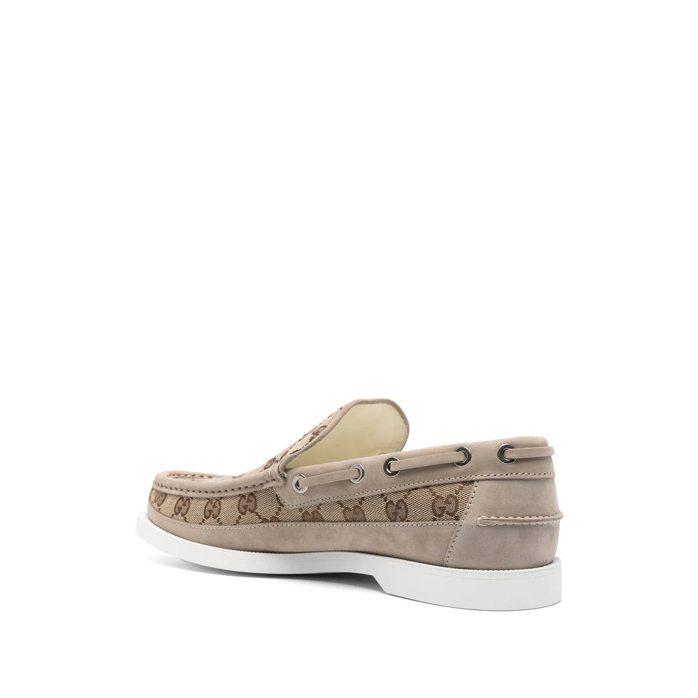 Gucci Neutrals Boat Shoes Men - 6