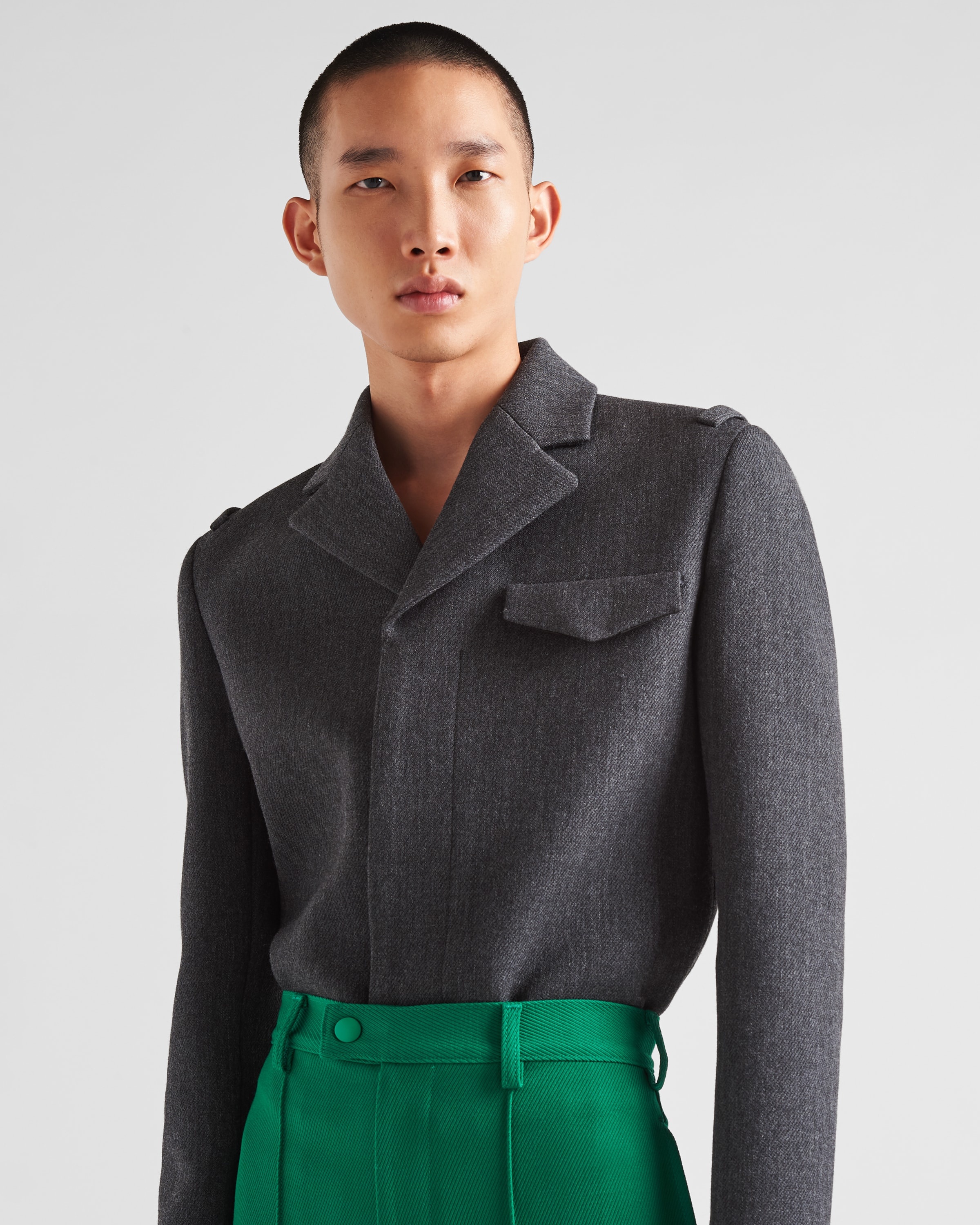 Wool blouson jacket - 3