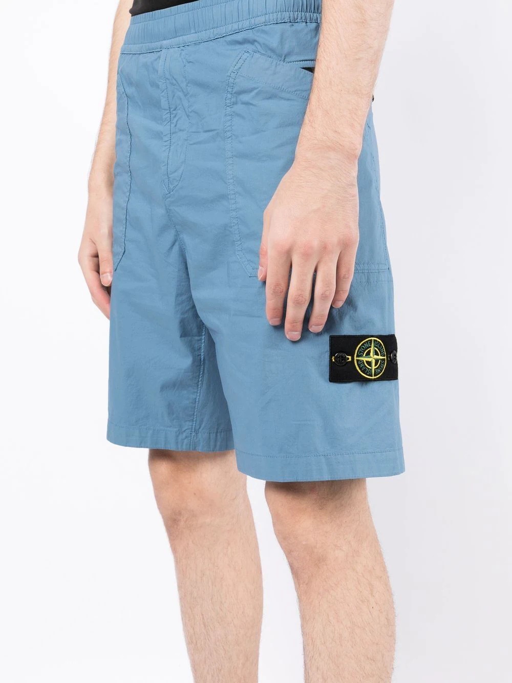 Compass-patch Bermuda shorts - 5