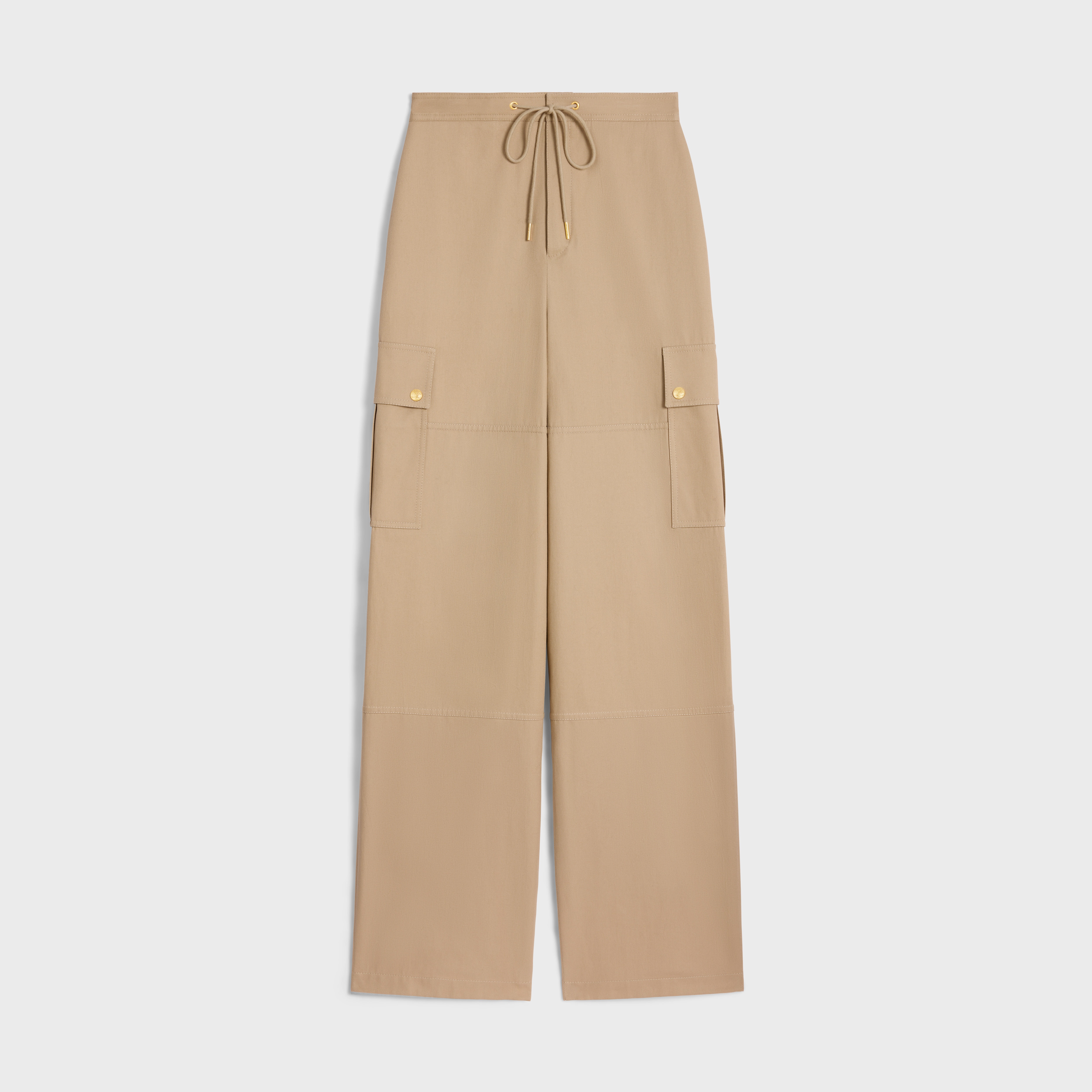 cargo pants in cotton twill - 1