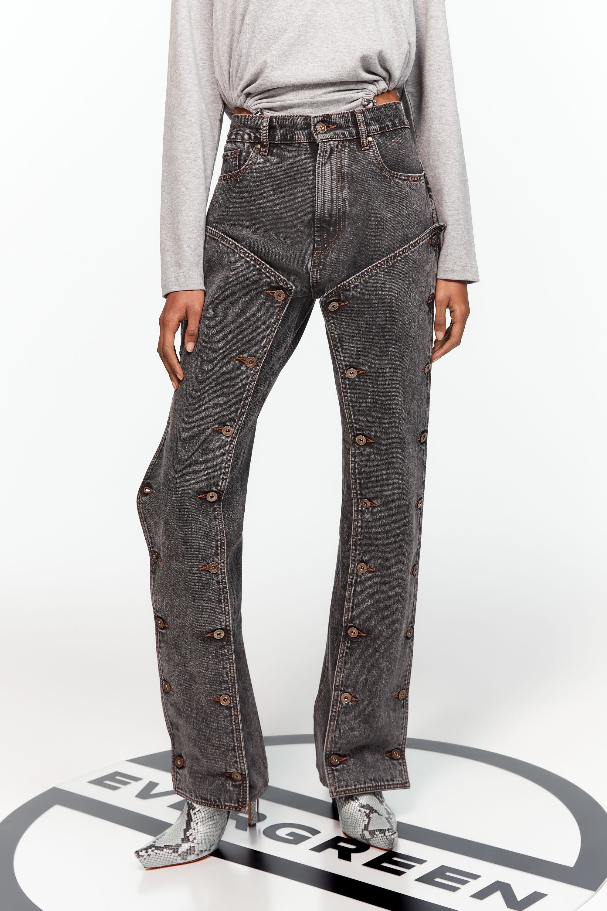 Evergreen Snap Off Jeans - 4