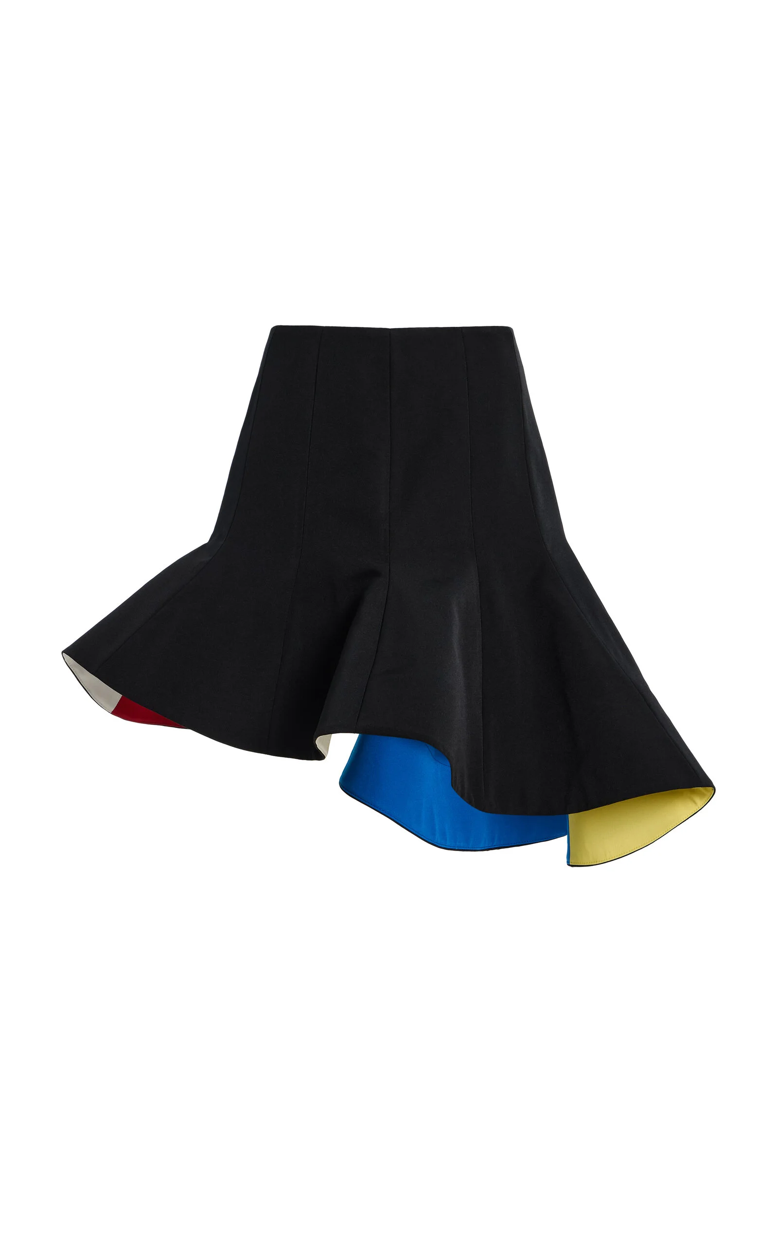 Simon Says Peak Drama Cotton-Grosgrain Mini Skirt multi - 1