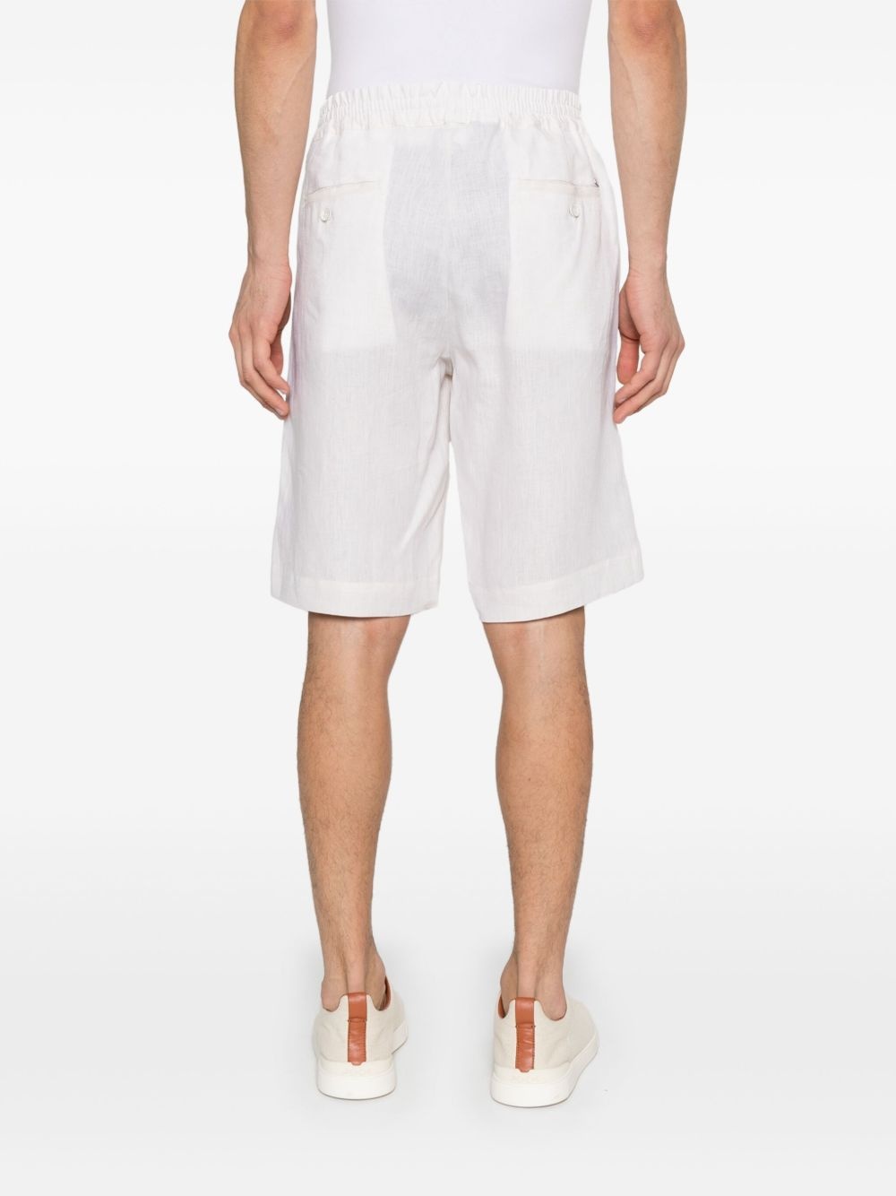 linen shorts - 4