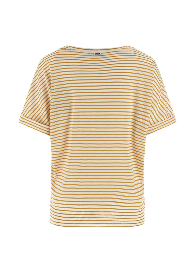 Herno striped cuffed-sleeves T-shirt outlook