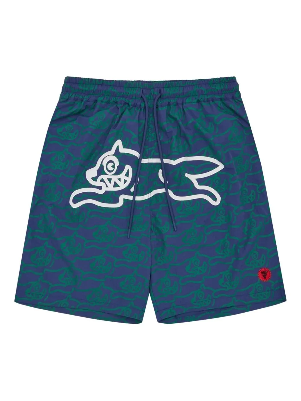 graphic-print swim shorts - 1