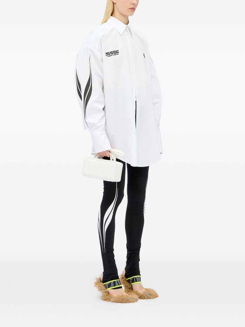 MSGM zip-fastening shirt outlook