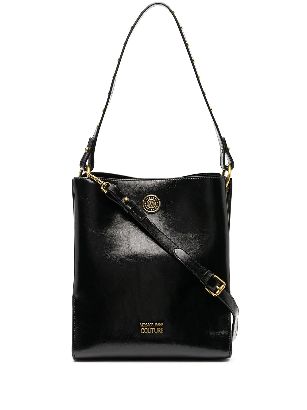 studded logo tote  - 1