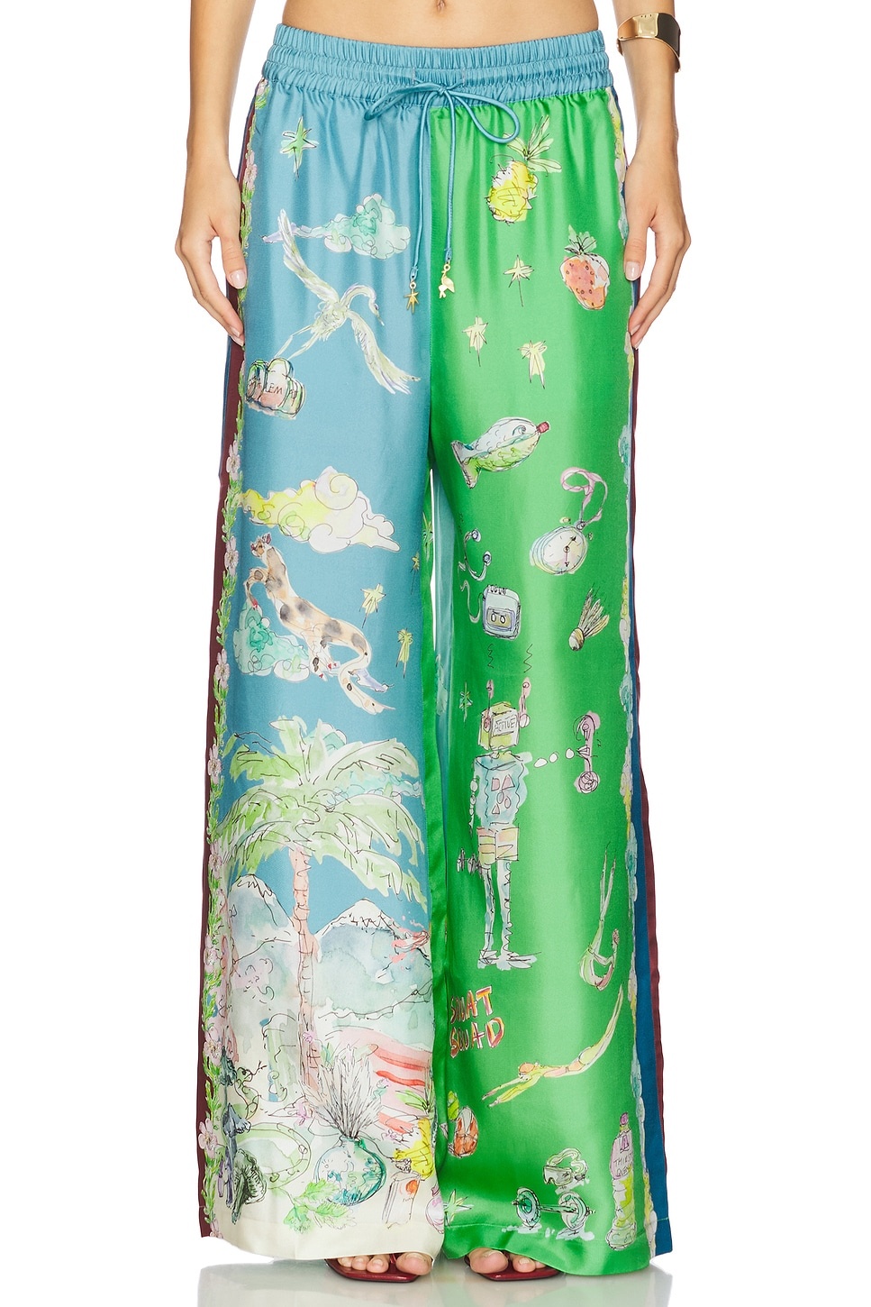 Daria Silk Pant - 1