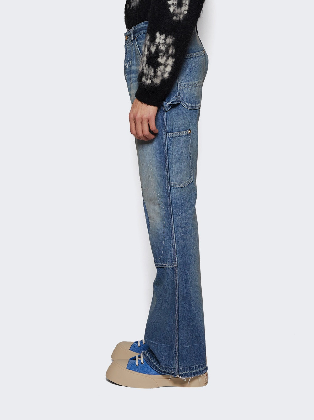 Double Knee Trousers Blue - 4