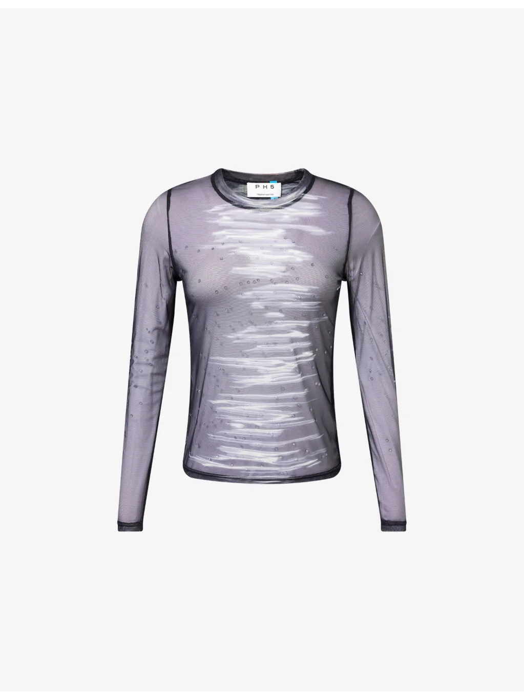 Betta Embellished Mesh Woven Top - 1