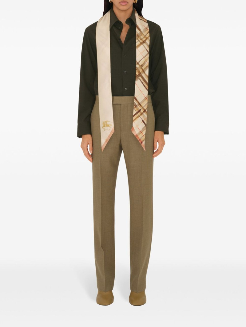 Burberry reversible checked scarf outlook