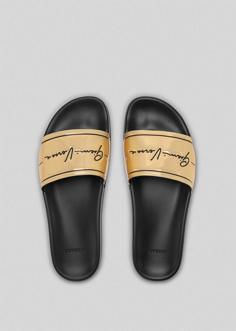 Gold-Tone GV Signature Slides 3