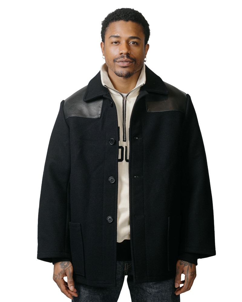 The Real McCoys MJ23125 Wool Donkey Jacket Navy outlook