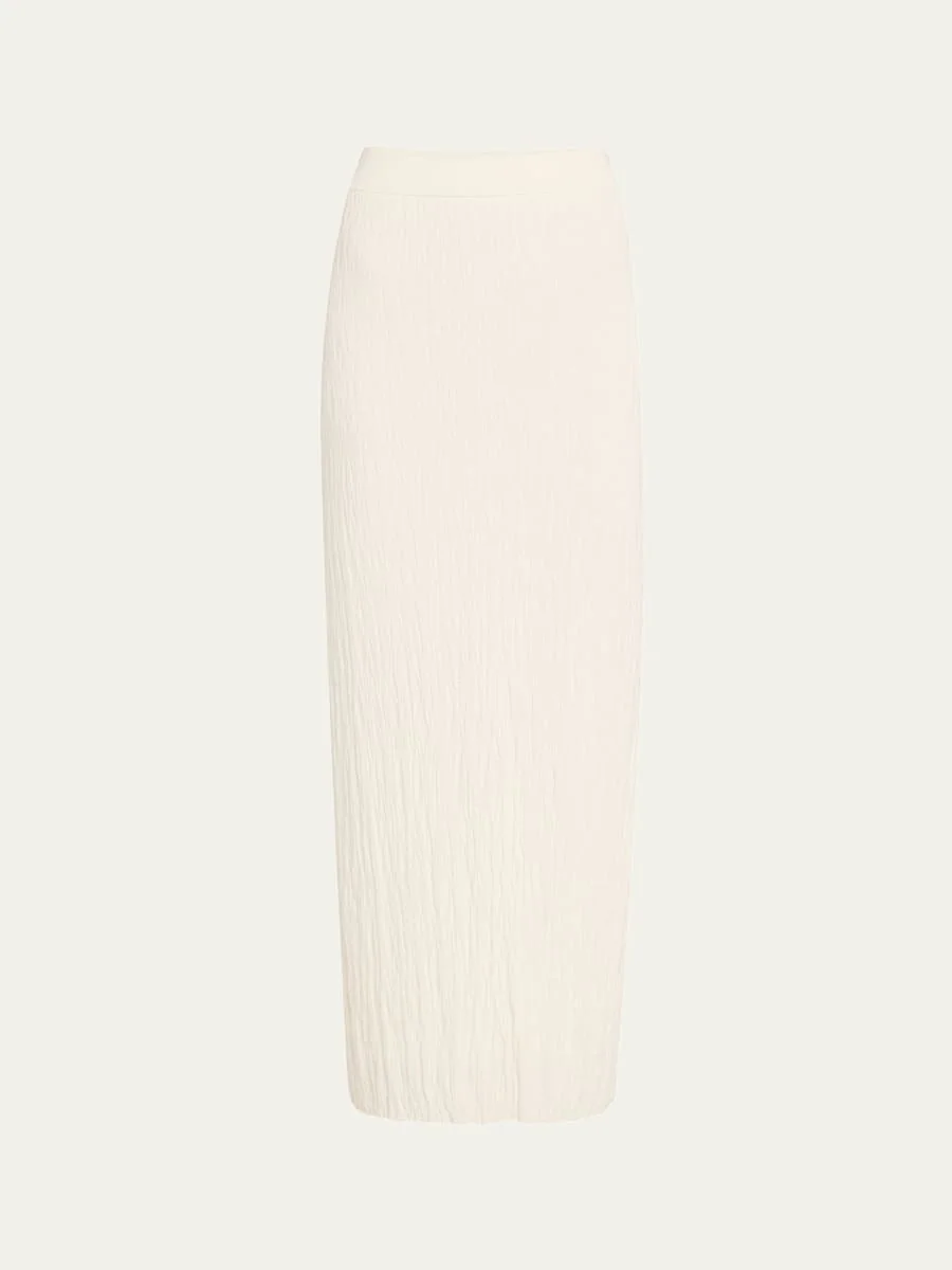 Josephine Textured Pull-On Skirt - 1