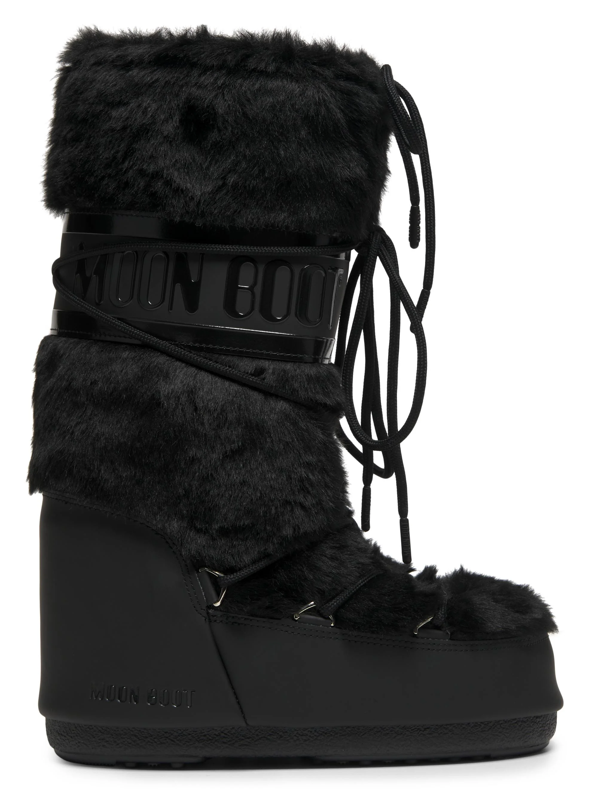 Women's Icon Faux-Fur Boots - Black - 1