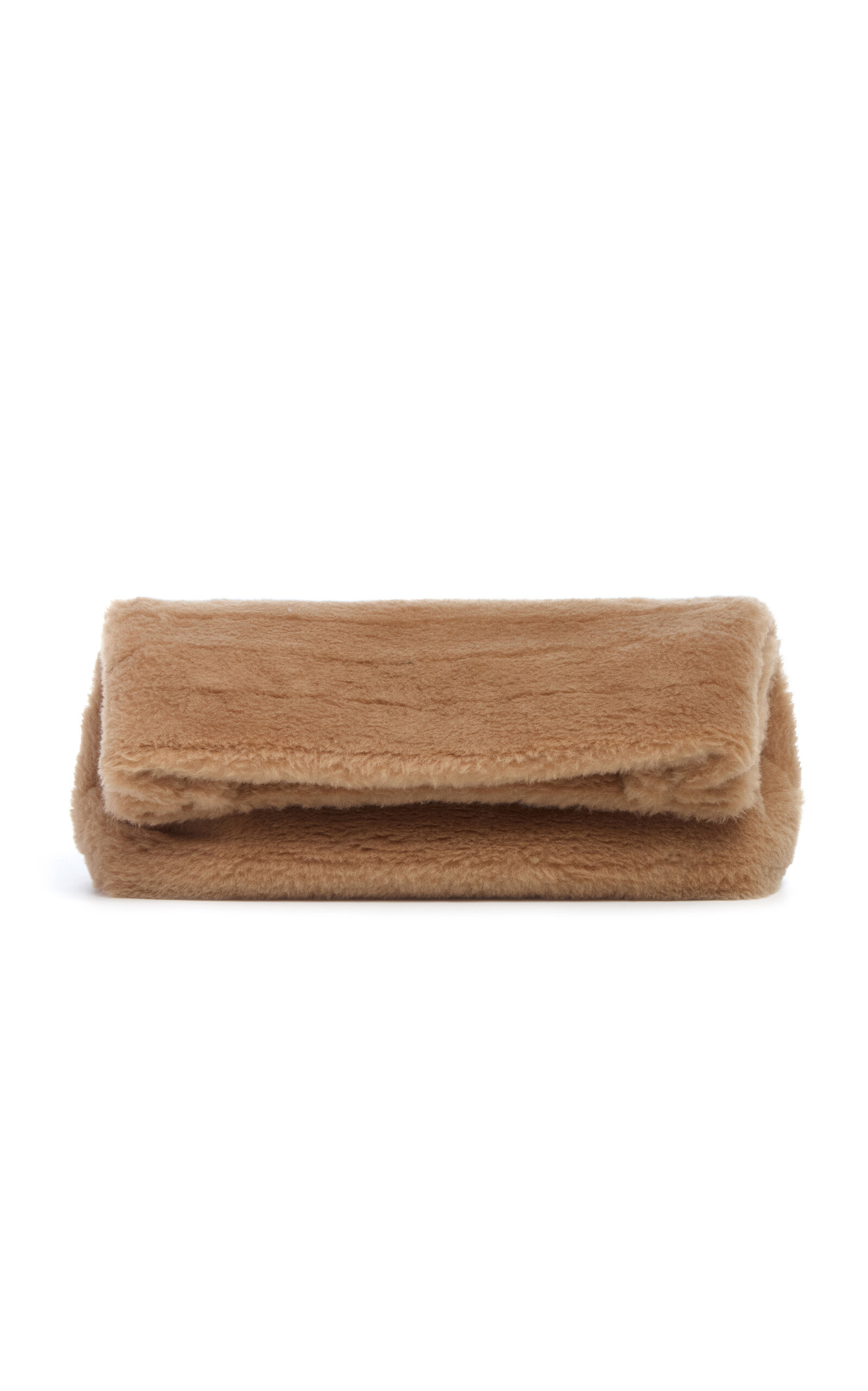 Phoebe Soft Shearling Clutch brown - 1
