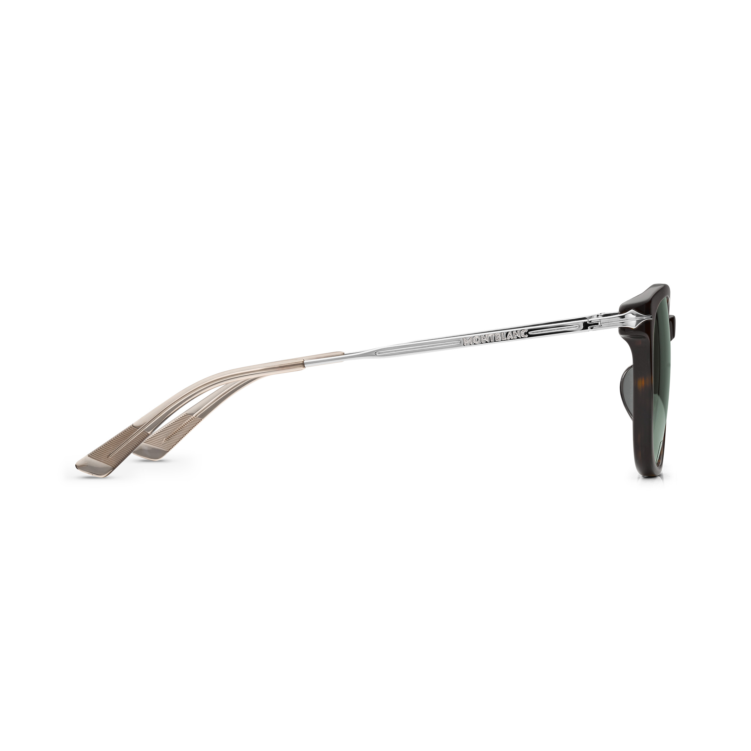 Round Sunglasses with Havana Acetate Frame - 2