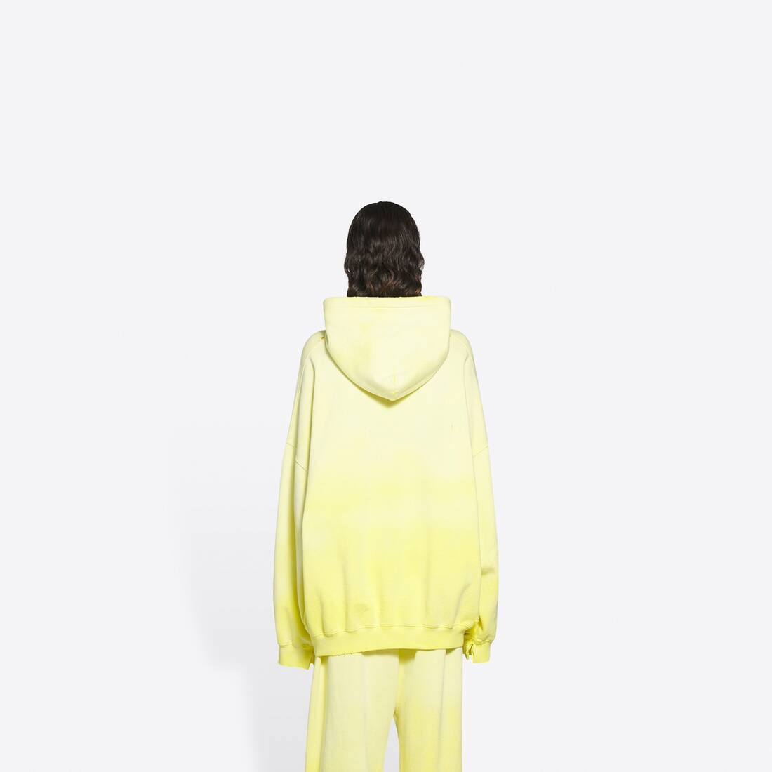 Boxy Hoodie in Yellow - 5