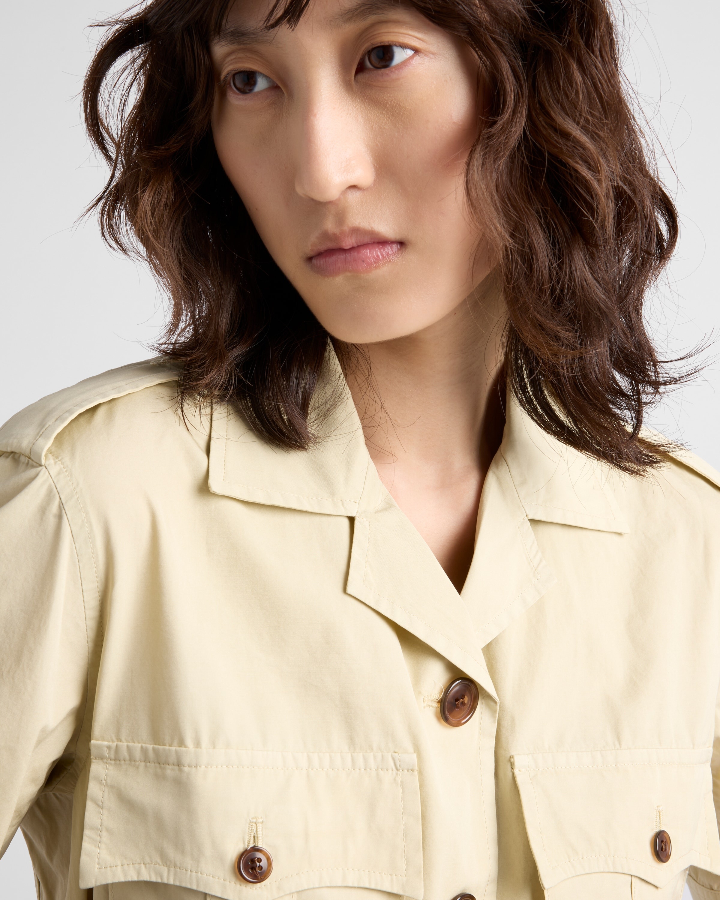 【プラダ・PRADA】Poplin mini-dress Prada Poplin mini-dress | REVERSIBLE