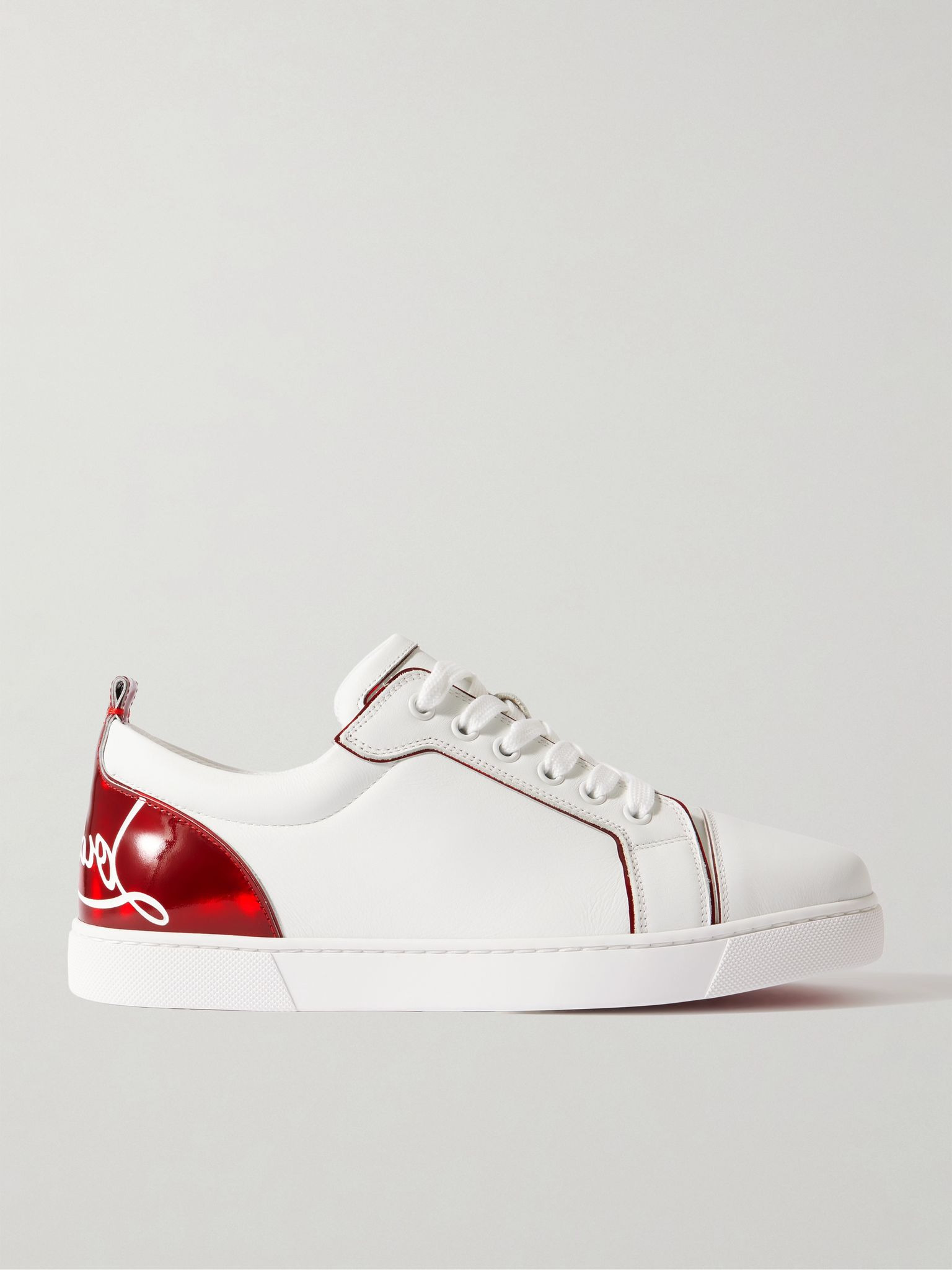 Fun Vieira printed leather sneakers White - 1