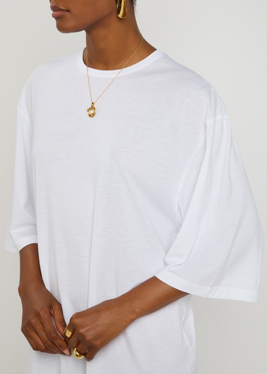 Toteme Lyocell-blend Mini T-shirt Dress - 5