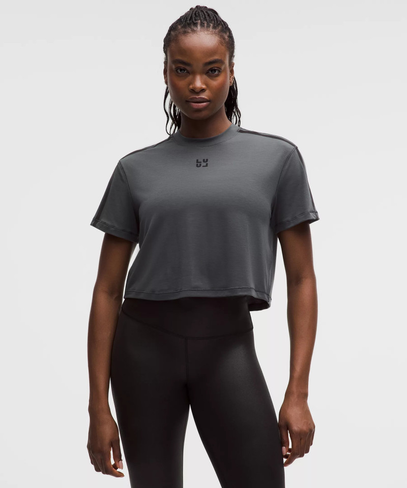 Jersey Training Cropped Short-Sleeve Shirt *Flocked 1