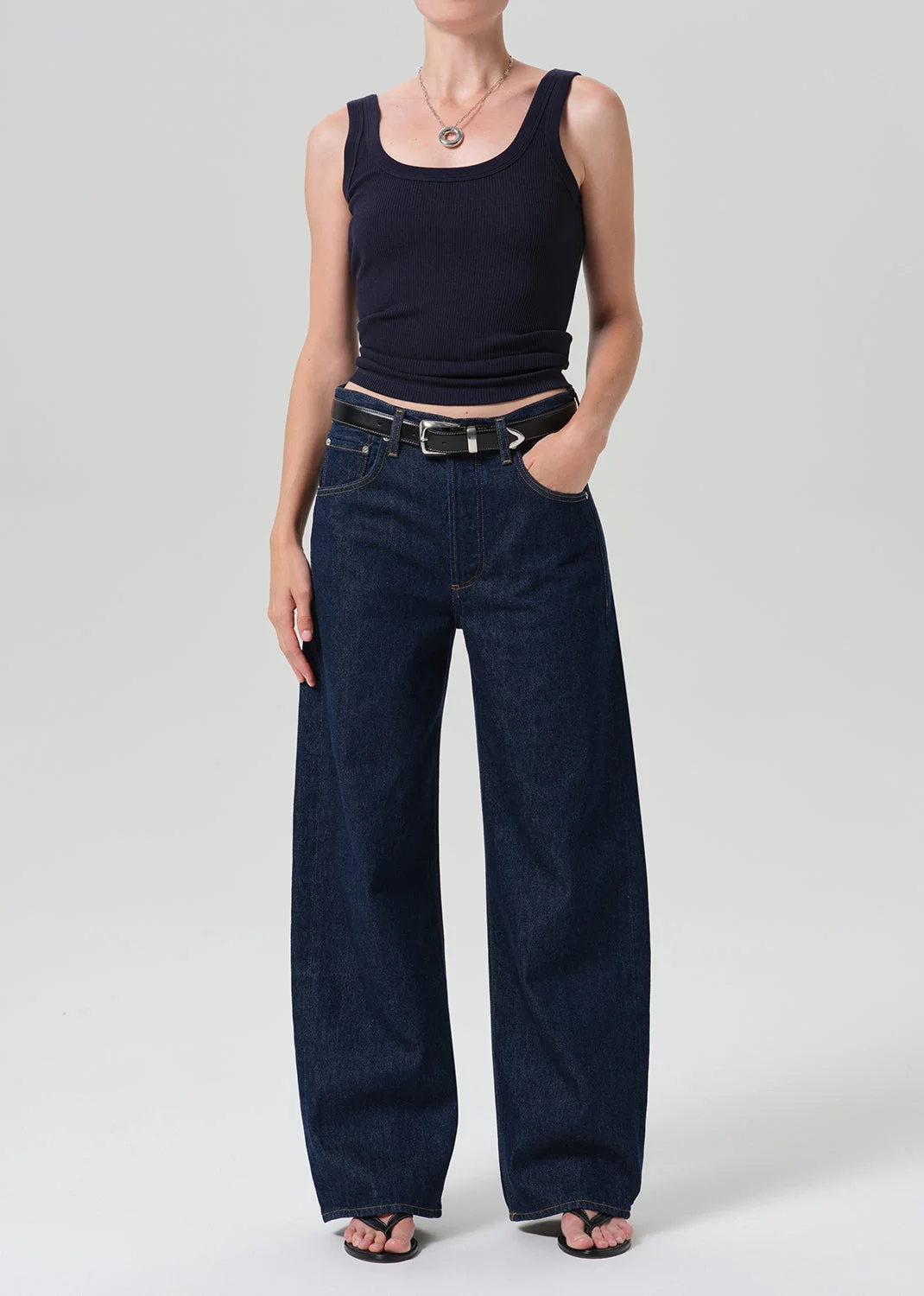 Faye Tank In Navy - 1