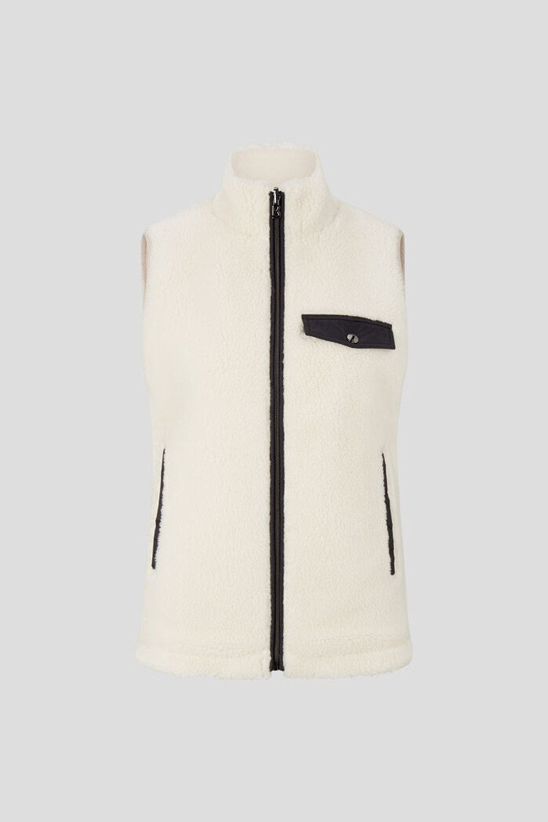 Hilla Reversible waistcoat in Off-white 1