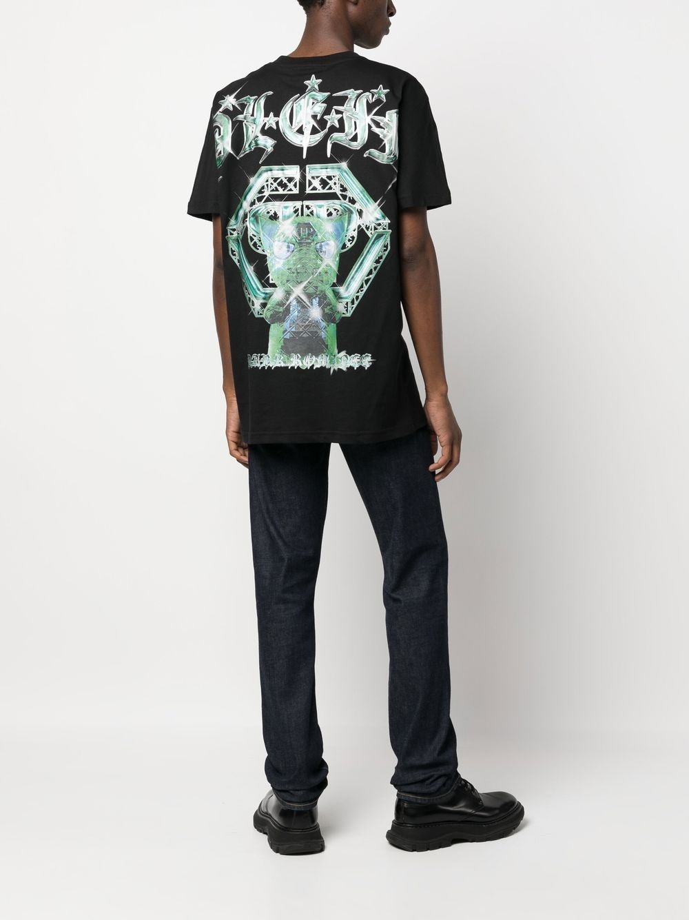 logo print T-shirt - 2