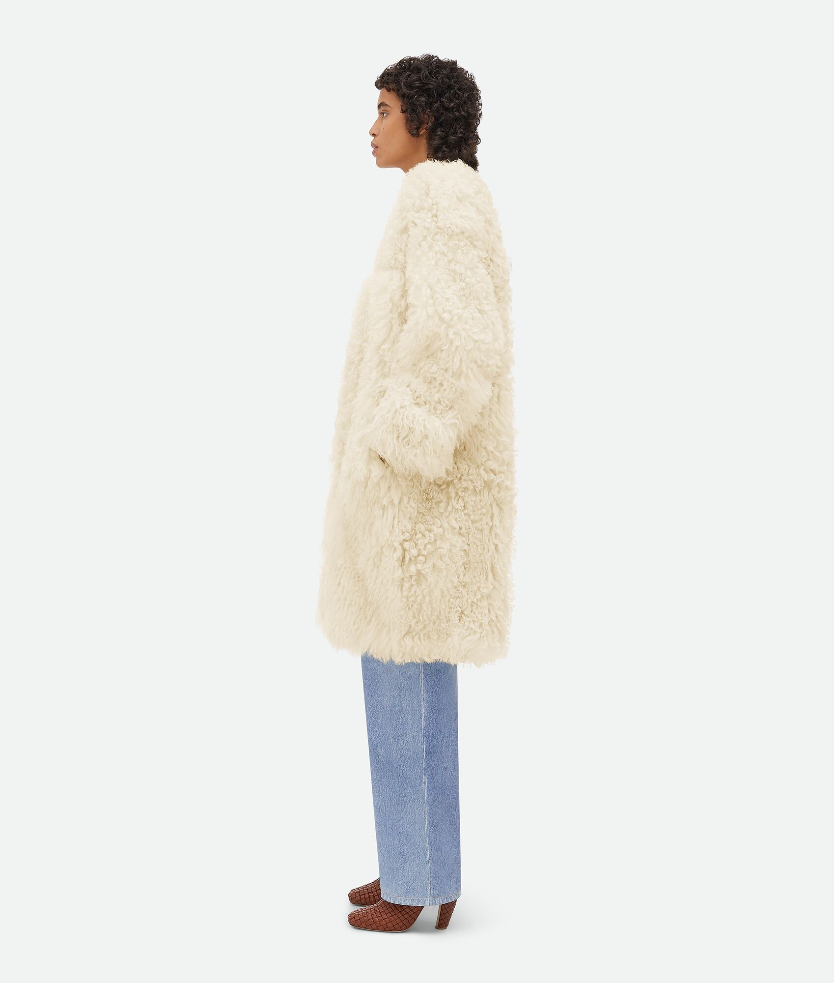Curly Shearling Coat - 2
