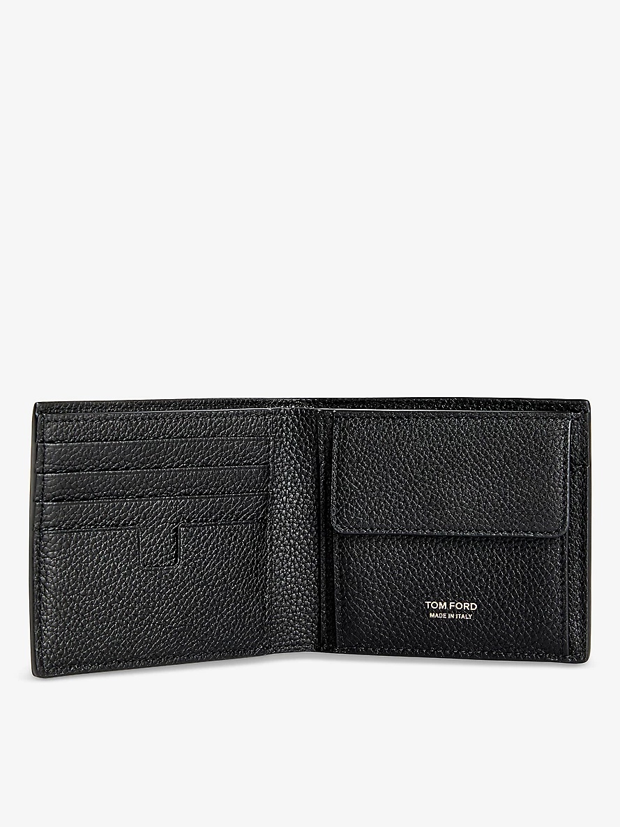 T-Line grained leather wallet - 4