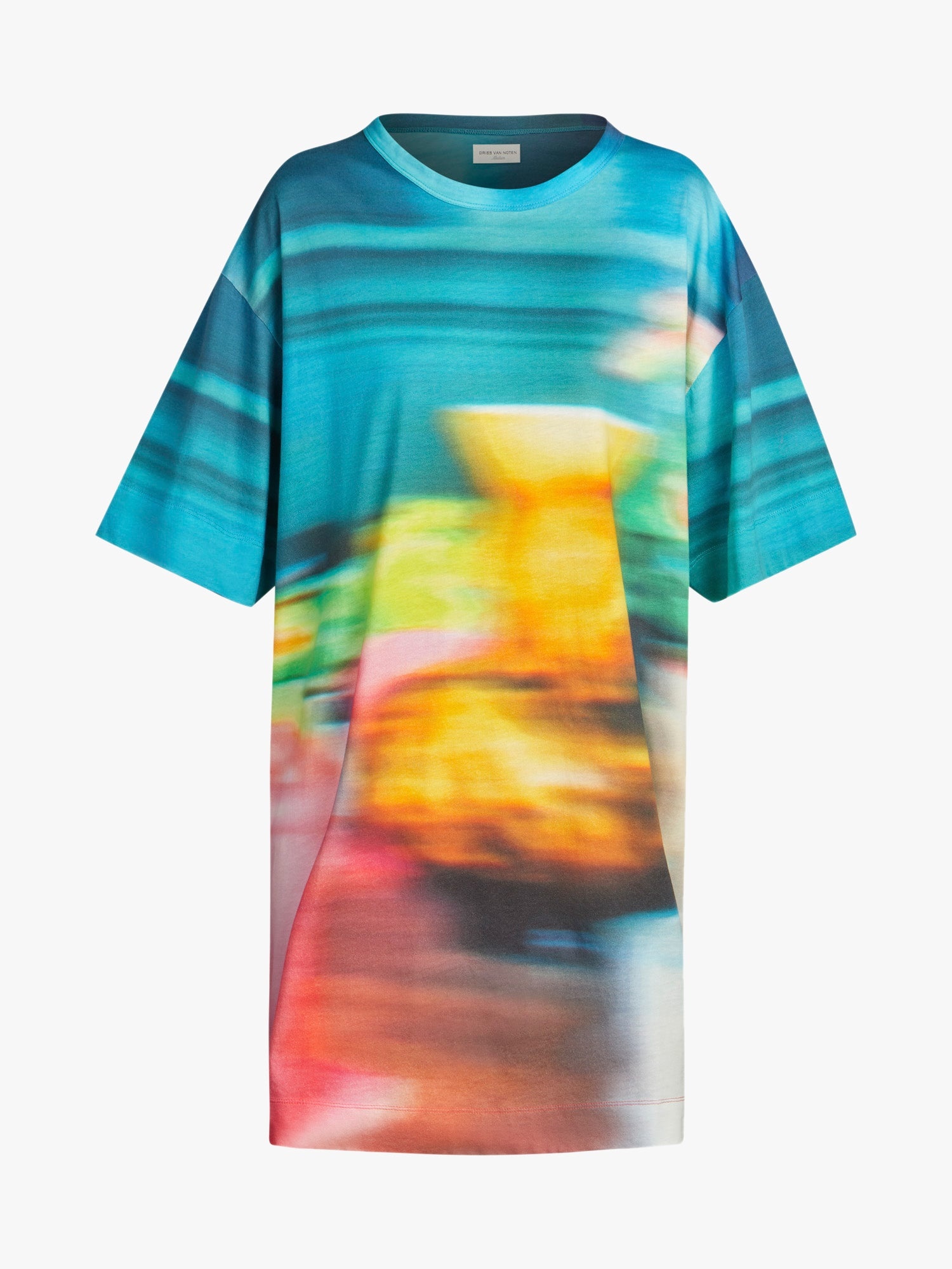 COTTON T-SHIRT DRESS - 1